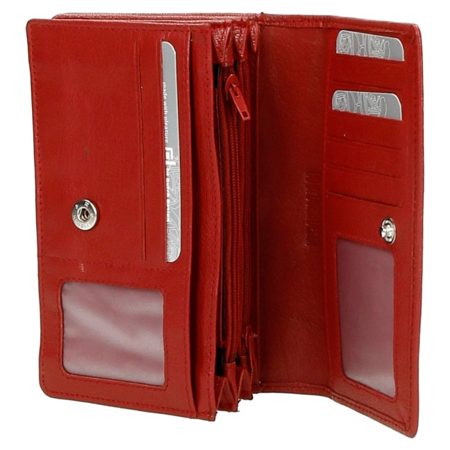 Dames portemonnee rood
