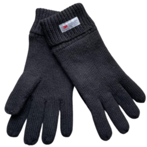 Heren handschoenen winter - Thinsulate voering - wol - zwart - one size L / XL